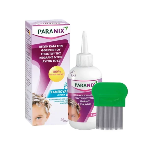 PARANIX Treatment Shampoo Σαμπουάν Αγωγής κατά των Φθειρών, 200ml