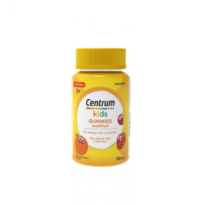 CENTRUM Kids Gummies Multifruit Παιδική Πολυβιταμίνη Γεύση Φρούτων, 60 ζελεδάκια - Image 1