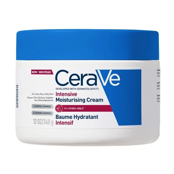 CERAVE Intensive Moisturising Cream Ενταντική Ενυδατική Κρέμα για Πολύ Ξηρό Δέρμα, 340g