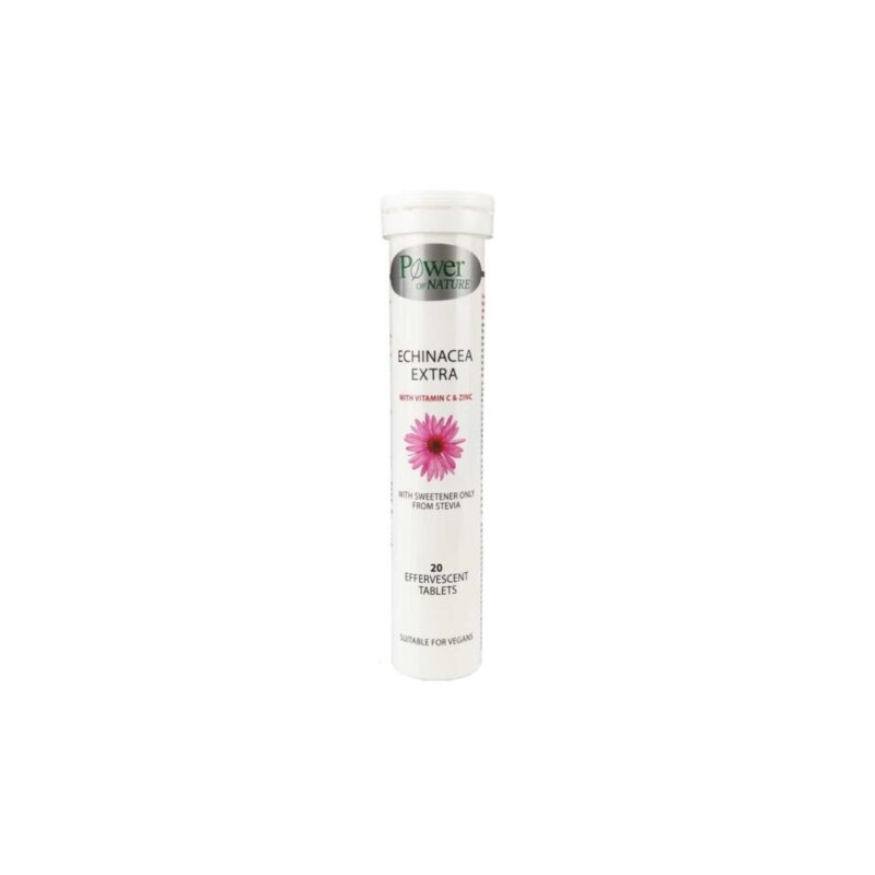 POWER HEALTH Echinacea Extra με Στέβια, 20 Αναβράζοντα Δισκία - Image 1
