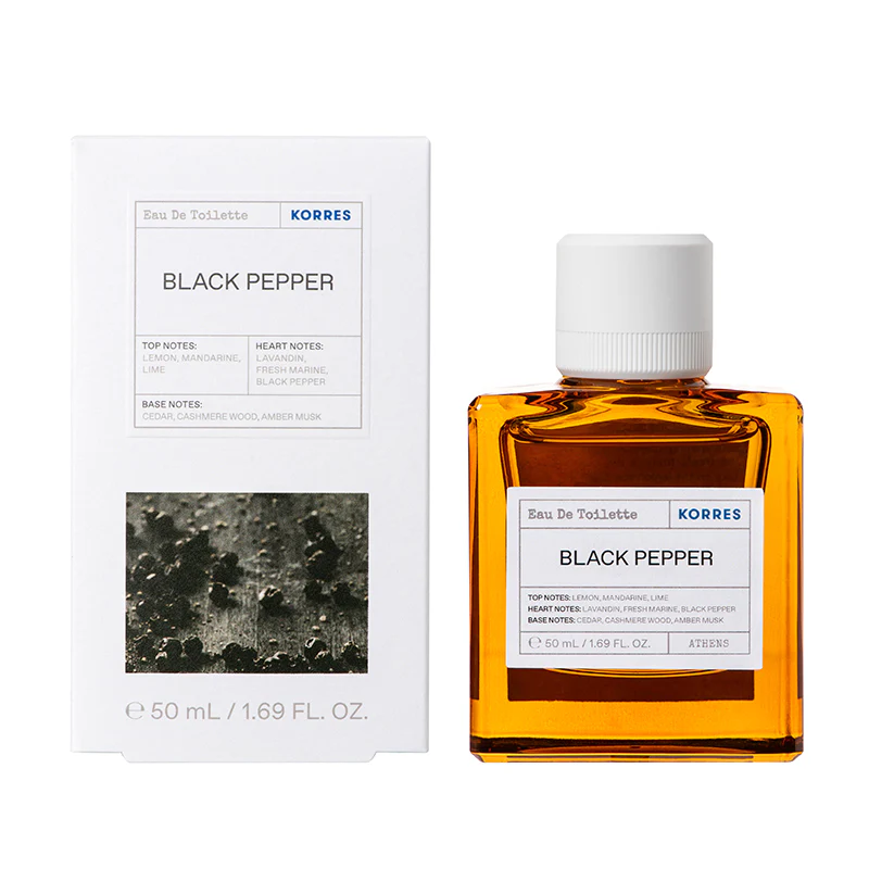 KORR0591 ΚΟΡΡΕΣ Black Pepper Eau De Toilette, 50ml - Image 1