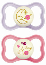 MAM Air Night Πιπίλα Σιλικόνης 6-16 μηνών, 2τμχ