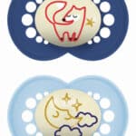 MAM Original Night Πιπίλα Σιλικόνης 6-16 μηνών, 2τμχ