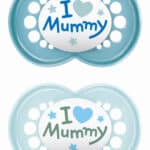 MAM Ι Love Mummy Πιπίλα Σιλικόνης 16+ μηνών, 2τμχ
