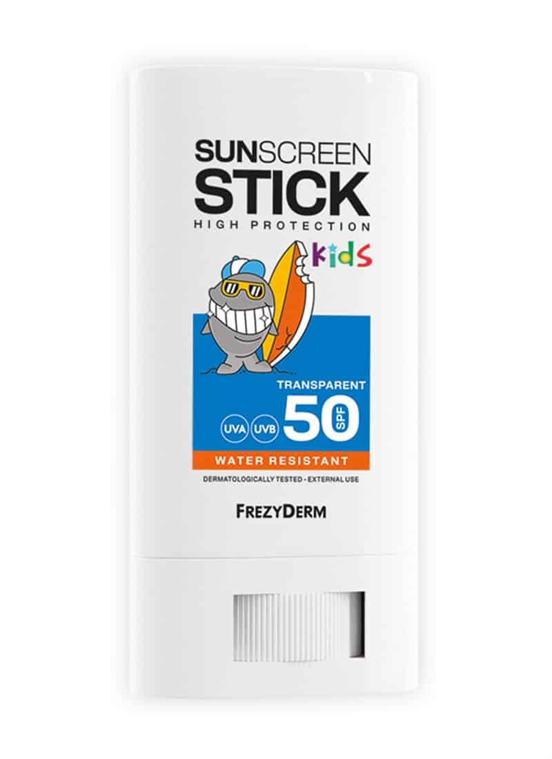 FREZY0214 FREZYDERM Kids Sunscreen Stick SPF50 Διάφανο Αντηλιακό Stick για Παιδιά, 20ml - Image 1