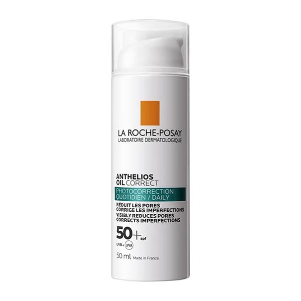 LRP0048 LA ROCHE-POSAY Anthelios Oil Correct SPF50+ Αντηλιακό Προσώπου για τις Ατέλειες, 50ml - Image 1