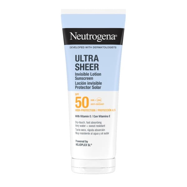 NEUT0059 NEUTROGENA Ultra Sheer Invisible Lotion Sunscreen SPF50 Αντηλιακό Προσώπου & Σώματος, 200ml - Image 1